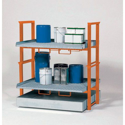 supporto di stoccaggio per vasca di ritenzione,