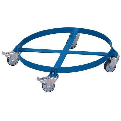 Carrello portafusti per fusti da 200 L - Portata 250 kg,