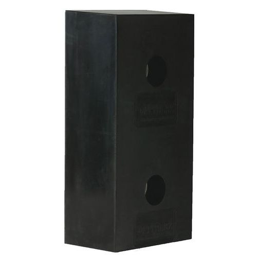 Paracolpi banchina Pargom 400 mm x 140 mm x 200 mm nero,