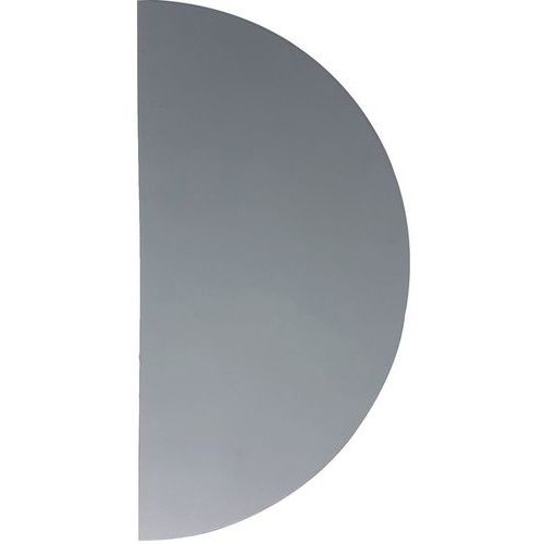 Piastra a spinta di protezione mezzaluna 150mm x 300mm grig.,