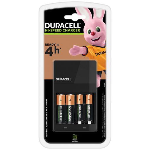 Caricatore CEF14 per 2 pile AA e 2 pile AAA - Duracell,