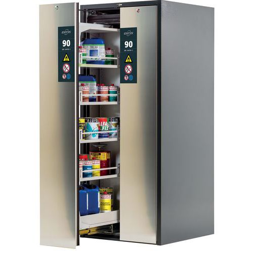 Armadio V-MOVE-90-Vasca-819-griglie-Grigio/argento-8,