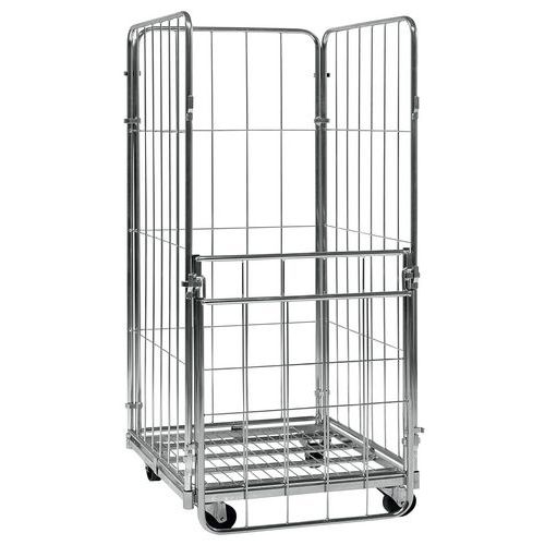 Roll-container a 4 sponde 720 x 800 x 1520 mm - Portata 400 kg,