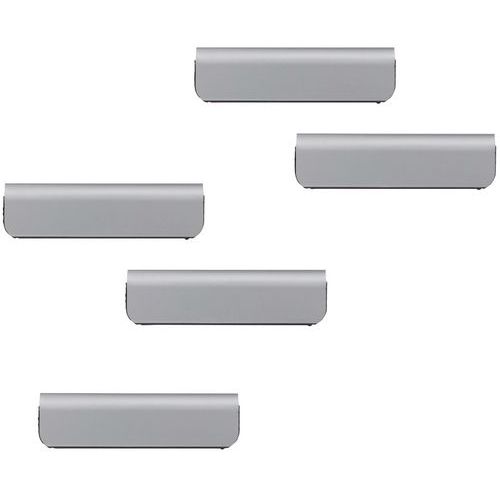 Clip magnetica a fissaggio adesivo Durafix 210 mm - Argento,