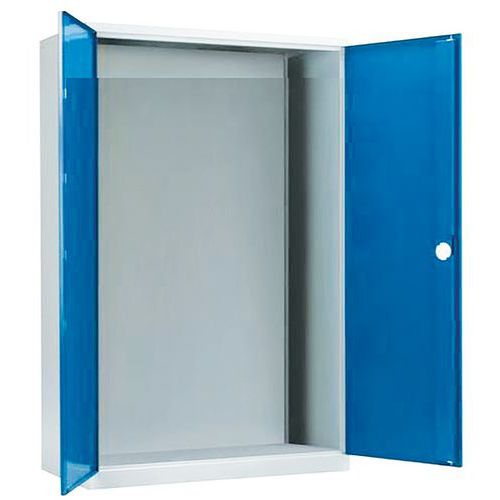 Armadi Monoblocco Di Grande Volume E Porte Blu/Grigio,