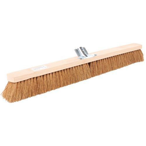Scopa 80cm fibra di cocco supporto in legno-Manutan Expert,