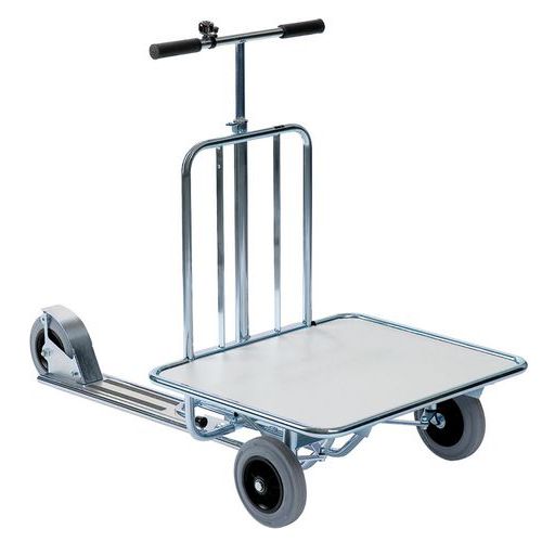 Monopattino industriale - Ripiano senza ringhierina - 150 kg,