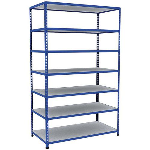 Scaffalatura per archivi Rapid 2 1980x1220x610 7 rip met blu,