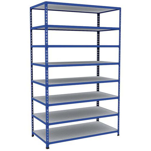Scaffalatura per archivi Rapid 2 1980x1220x610 8 rip met blu,