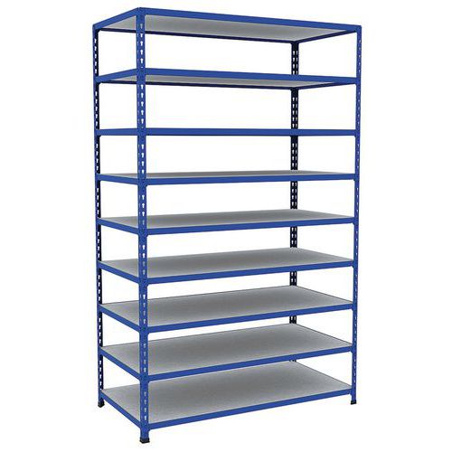 Scaffalatura per archivi Rapid 2 1980x1220x610 9 rip met blu,