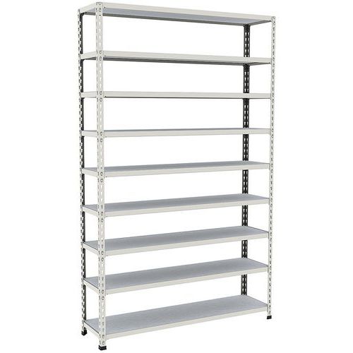 Scaffalatura archivi Rapid 2 1980x1220x610 9 rip met grigio,