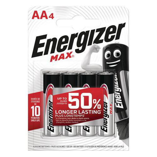 Pile Max AA - Lotto da 4 - Energizer,