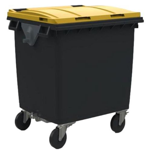 Cassonetto 1000L Coperch Gial Timon D'Attacco +Rinforzo Fond,