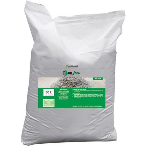 Assorbente in polvere OIL FREE- sacco da 50 L,
