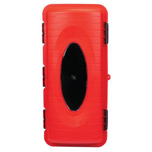 Cassetta per estintore nera con porta rossa -6 kg- Jonesco,