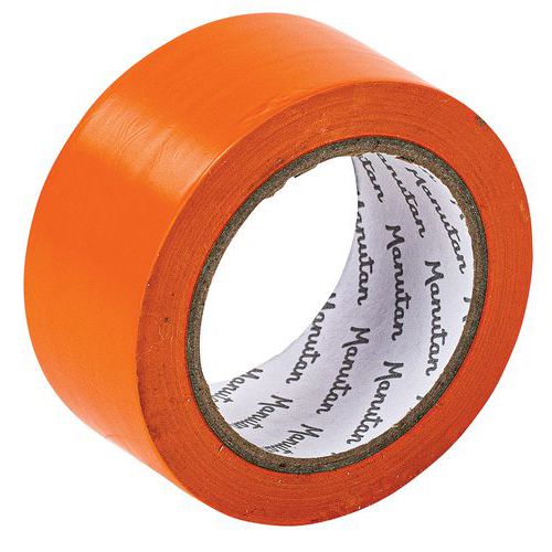 Nastro di tenuta 0,13mmx50mmx33m arancione Manutan,