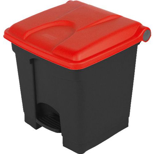 Pattumiera agroalimentare in plastica-Rosso-30L-Probbax,