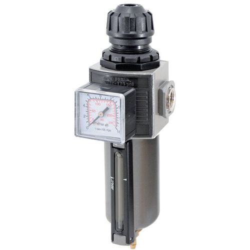 Filtro regolatore gas BSP con scala graduata 0-10 bar,