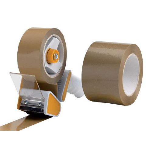 Waytex 930707 - Nastro adesivo per imballaggio, silenzioso, in polipropilene, spessore 28 micron