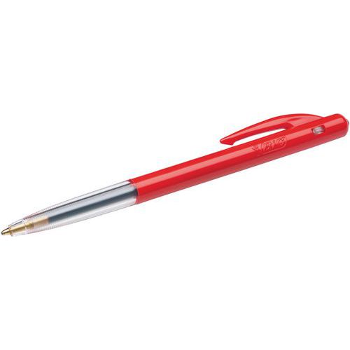 Penna a sfera a scatto Bic M10 rosso - Bic,