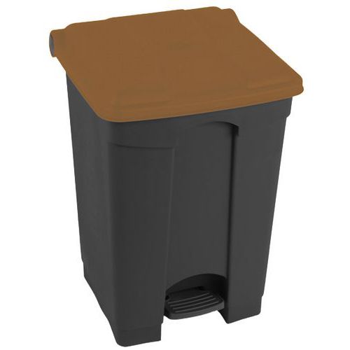 Pattumiera agroalimentare in plastica-Marrone-45L-Probbax,