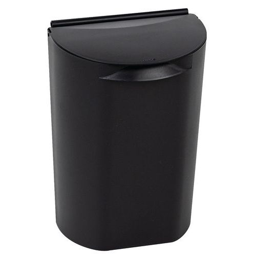 Pattumiera Tribu con coperchio nero - 9L - Manade,