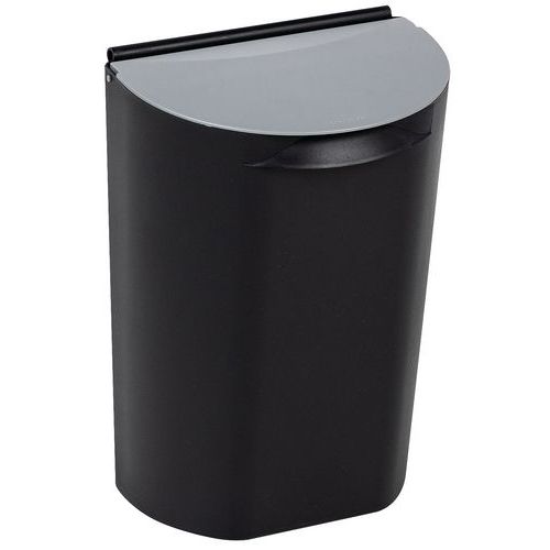 Pattumiera Tribu con coperchio grigio - 9L - Manade,