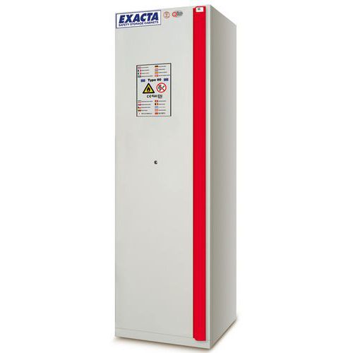 Armadio antincendio 90 min ergonomico-Altezza L 600-Grigio,