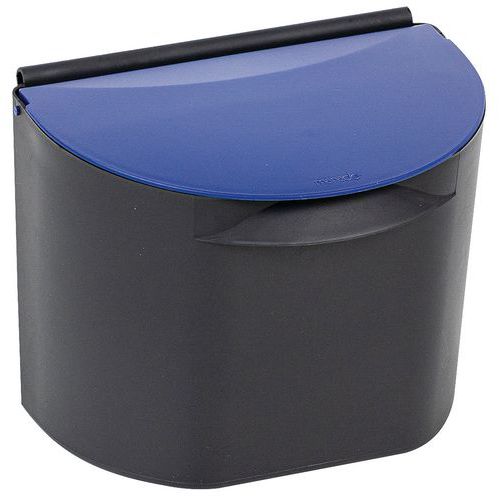 Pattumiera Tribu con coperchio blu - 5L - Manade,