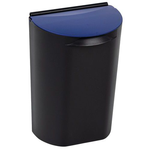 Pattumiera Tribu con coperchio blu - 9L - Manade,
