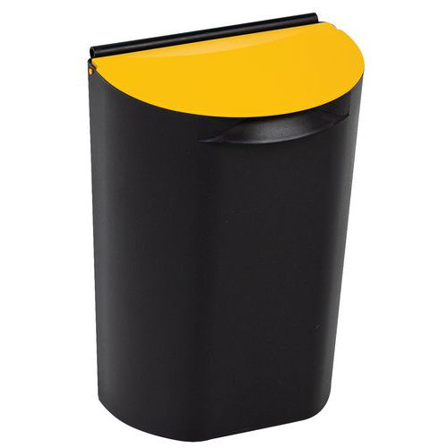 Pattumiera Tribu con coperchio giallo - 9L - Manade,