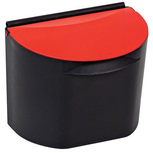 Pattumiera Tribu con coperchio rosso - 5L - Manade,