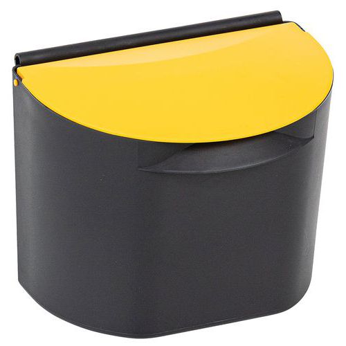 Pattumiera Tribu con coperchio giallo - 5L - Manade,