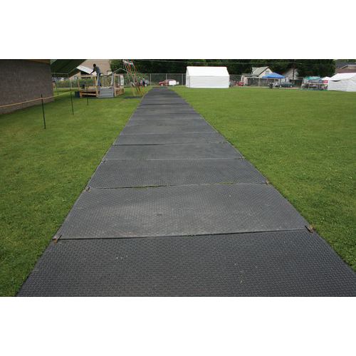 Piastre di ripartizione del carico VersaMat®-Checkers-Nero,