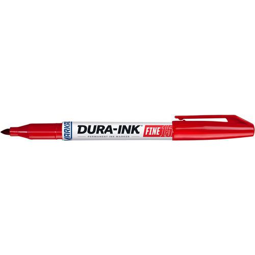 Pennarello indelebile Dura-Ink punta 1,5 mm rosso,