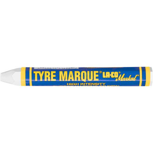 Tyre Marque - Pennarello a gesso per pneumatici bianco,