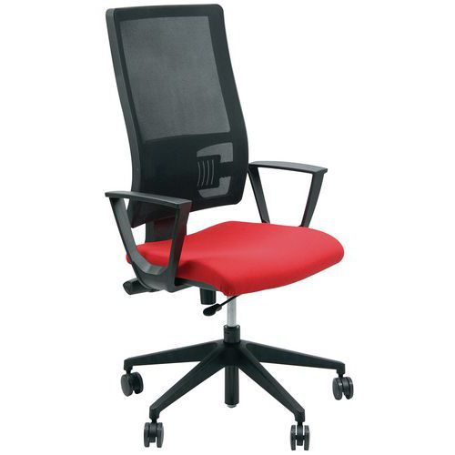 Sedia NEREIDE TARGET NO FLAME rosso bracc.opz,