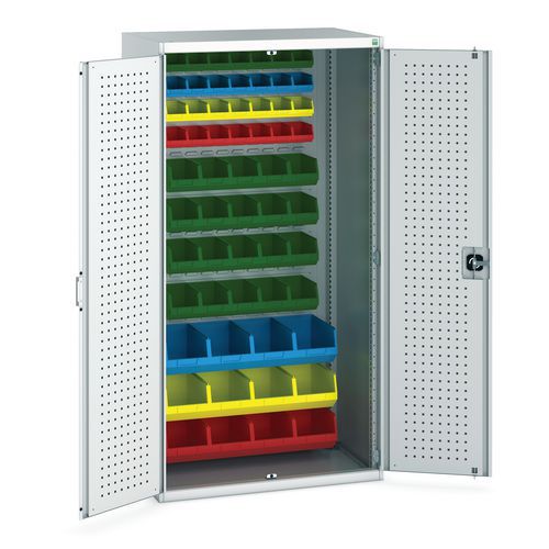 Contenitore con vassoi - 2000x1050mm - Grigio chiaro,