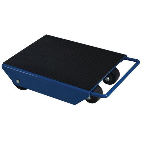 Carrellino a rotelle 2 girevoli e 2 fisse - Portata 1000 kg,