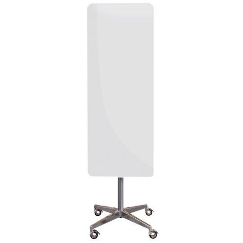 Lavagna mobile in vetro 60 cm x 155 cm - Bianca - Vanerum,