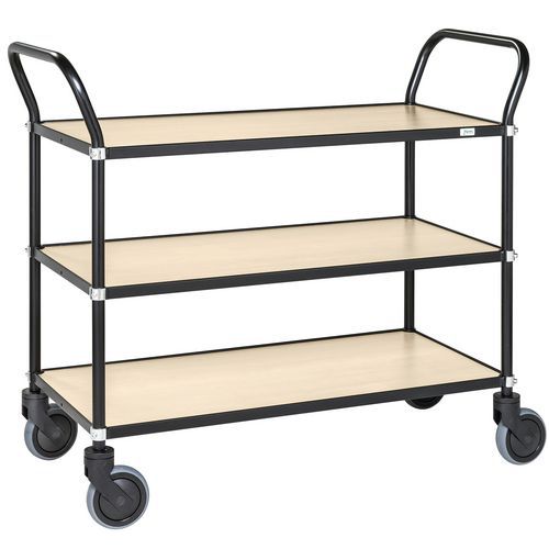 Carrello da design - cornice nera - KM8113-BJB,