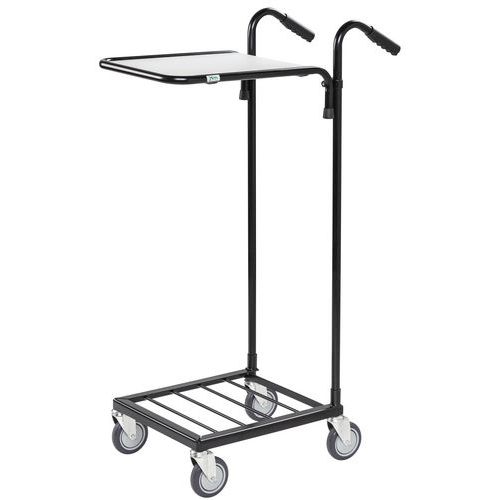 Mini carrello  - 1 piattaforma - 4 ruote girevoli - KM153-HS,