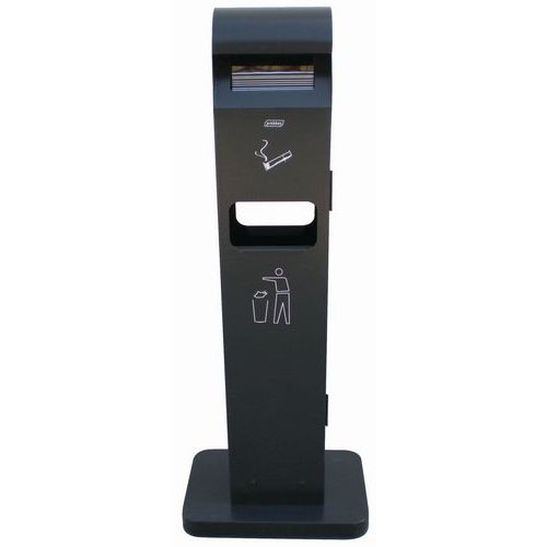 Posacenere-cestino 8 L / 2 L,