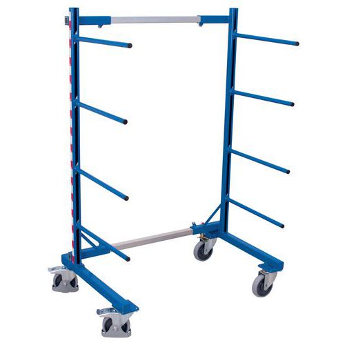 Carrello con bracci monofronte - Larghezza 540-1400 mm - 400 kg,