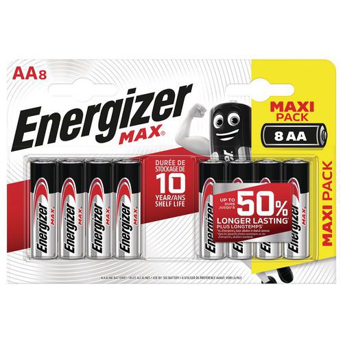 Pile Max AA - Lotto da 8 - Energizer,