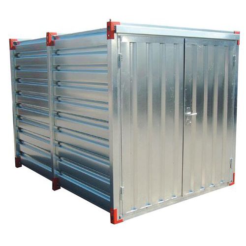 CONTAINER ZINCAT ANTEBATTENTE PAVIMENTO LEGNO montato 3mt,