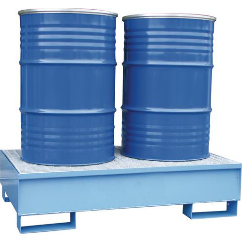 Vasca per 2 fusti da 200 L -,