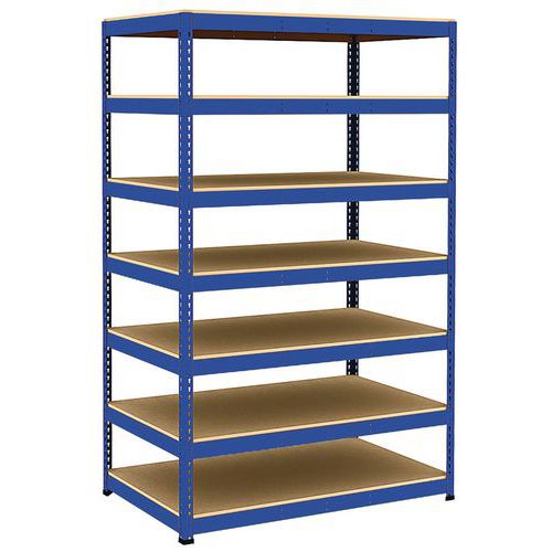 Scaffalatura per archivi Rapid 1 2440x1525x915 7 rip. blu,