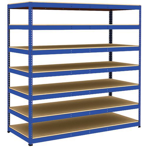Scaffalatura per archivi Rapid 1 2440x2440x915 7 rip. blu,