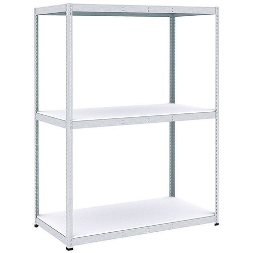 Scaffalatura Manutan Rapid 1 1980x1830X915 3 ripiani in melaminico zincato,